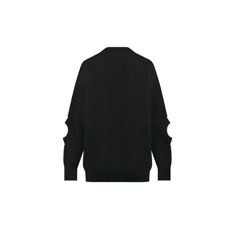 Cut Out Sleeve Signature Patch Pullover .